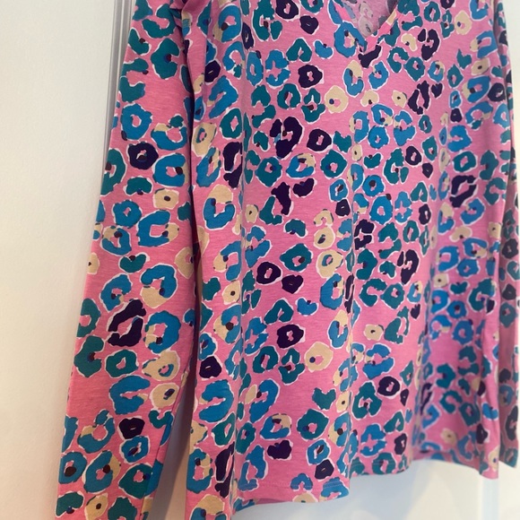 Lilly Pulitzer Jodie top Sun Kissed Paws Off - Picture 4 of 9